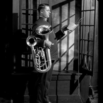 Double Bell Euphonium Player