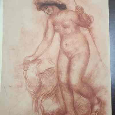 Shepherdess and Lamb