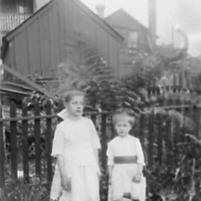 Two Girls in a Garden