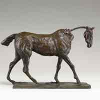 Cheval de Pur Sang Marchant au Pas (Thoroughbred Horse: Walking)