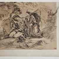 Reproduction of Étude de composition pour Saint Sébastien secouru par les saintes femmes (Study for St. Sebastien rescued by the Female Saints)