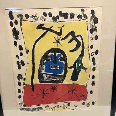 Peintures, Lithographies, Sculptures, Ceramiques