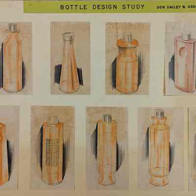 Drawing - Bottle Design Study