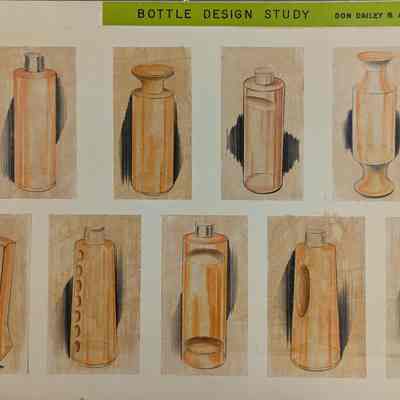 Drawing - Bottle Design Study
