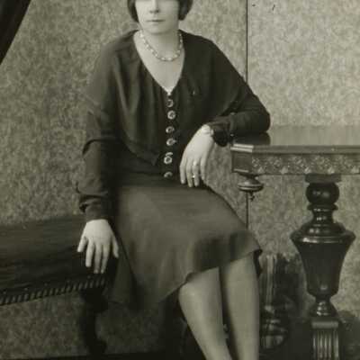 Woman Sitting on Bench