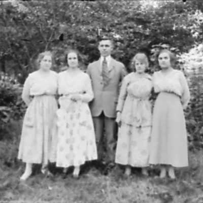 Man with Four Women
