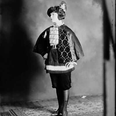 Woman Wearing Traditional Costume (?)