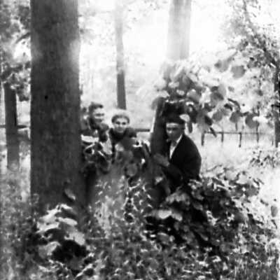 Three People Under Tree