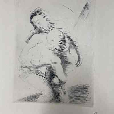 Unknown (Man picking up a Woman)