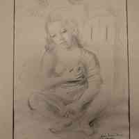 Untitled (Seated Girl)