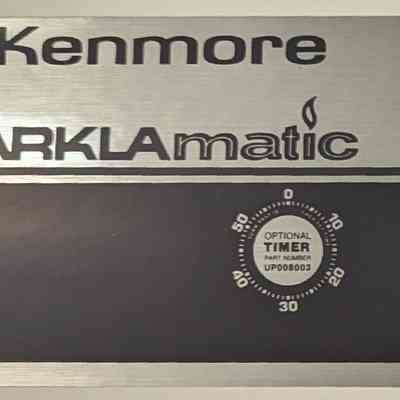 Label - Kenmore ARKLAmatic