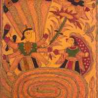 Lord Vishnu and Lord Krishna and the Nagaraja Shesha