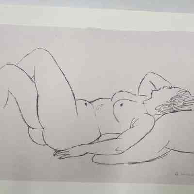 Female nude reclining