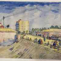 Facsimile of Gate in the Paris Ramparts