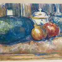 Still-Life with a Watermelon and Pomegranates