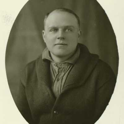 Man Wearing Work Laborer's Clothes