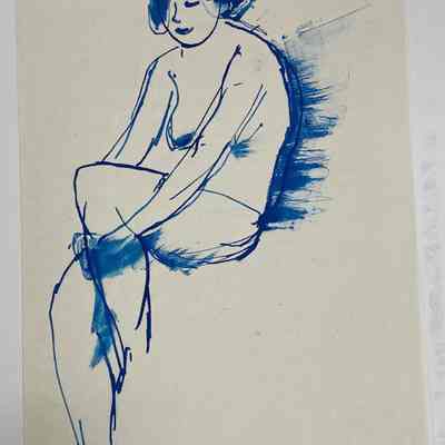 Unknown (Blue Nude Woman)