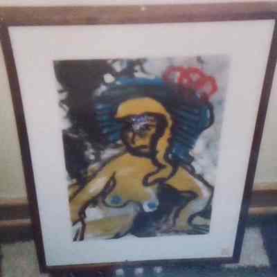 Untitled (yellow nude)
