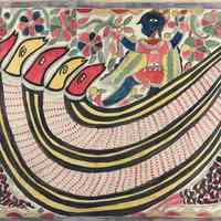 Domination of Kaliya the Serpent by Krishna