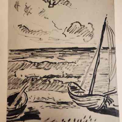 Boote (Boats [verso]) Boats with Nets (recto)
