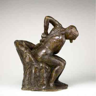 Femme Assise, s'Essuyant la Hanche Gauche (Seated Woman, Wiping her Left Hip)