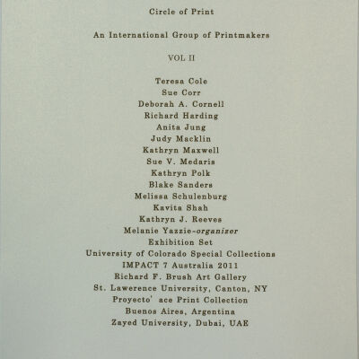 “Circle of Print: An International Group of Printmakers, Vol II”