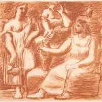 Three Women at a Fountain