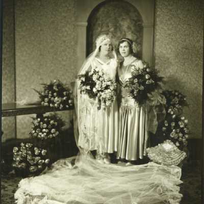 Bride and Bridesmaid
