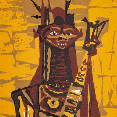 Figura con Banjo (Figure with Banjo)