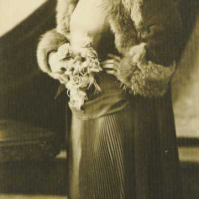 Woman Wearing Fur-trimmed Coat