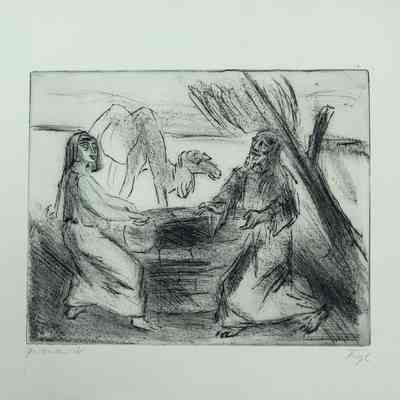 Rebecca and Eliezer at the Well