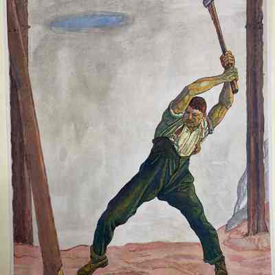 Der Holzfäller (The Woodcutter) Reproduction