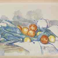 Théière et oranges (La Nappe)