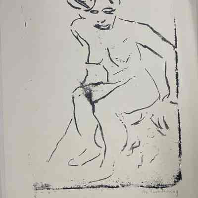 Sitzender Akt (Sitting Nude)