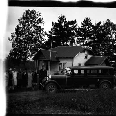 Family with Automobile