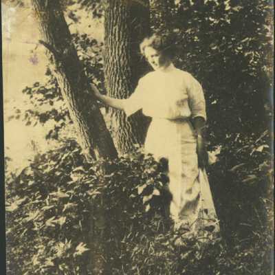 Woman Among Trees