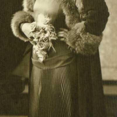 Woman Wearing Fur-trimmed Coat