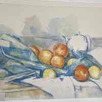 Théière et oranges (La Nappe)