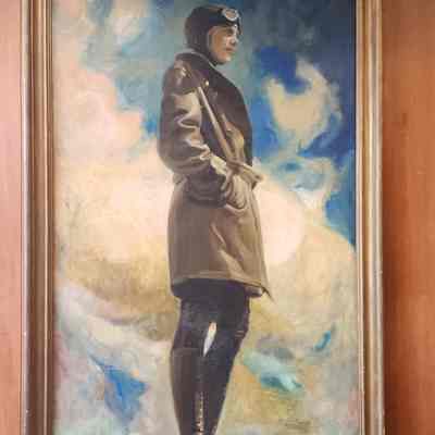 Portrait of Amelia Earhart