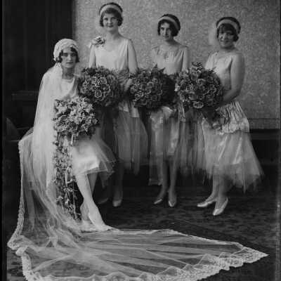 Bride and Bridesmaids