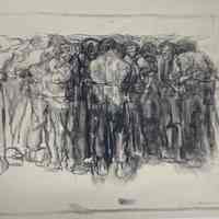 Die Gefangenen (The Prisoners) Preparatory Sketch Reproduction