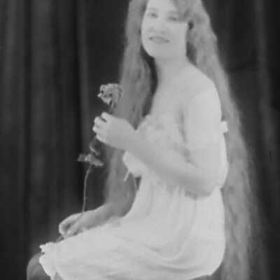 Young Woman with Rose