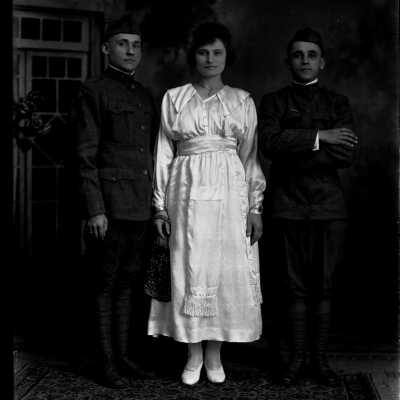 Two Soldiers and a Woman