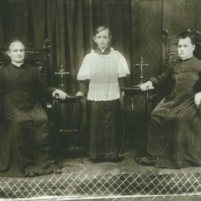 Choir Boy and Two Priests