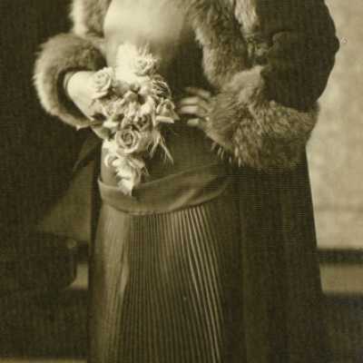 Woman Wearing Fur-trimmed Coat
