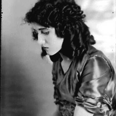 Young Woman with Dark Curls