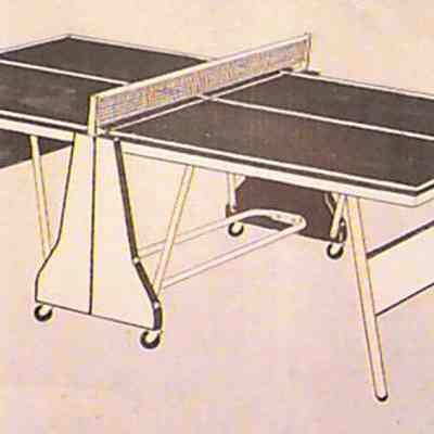 Ping pong table