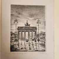 Das Brandenburg Tor (Brandenburg Gate) Card
