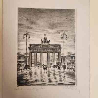 Das Brandenburg Tor (Brandenburg Gate) Card