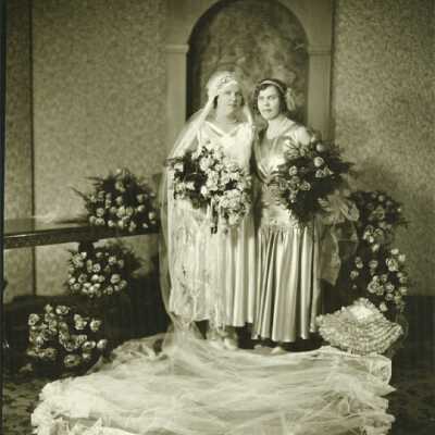 Bride and Bridesmaid